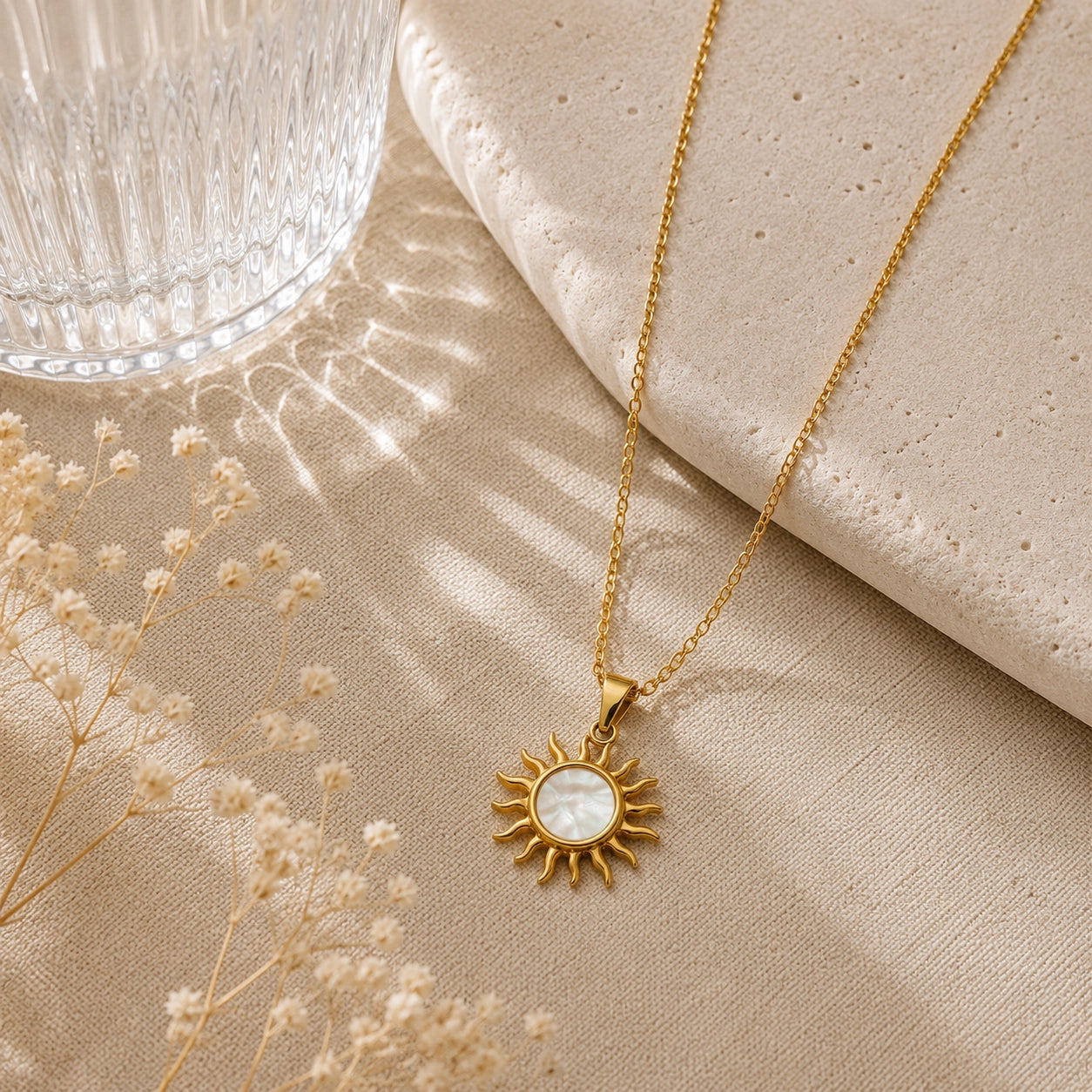 Sun Pendant Necklace