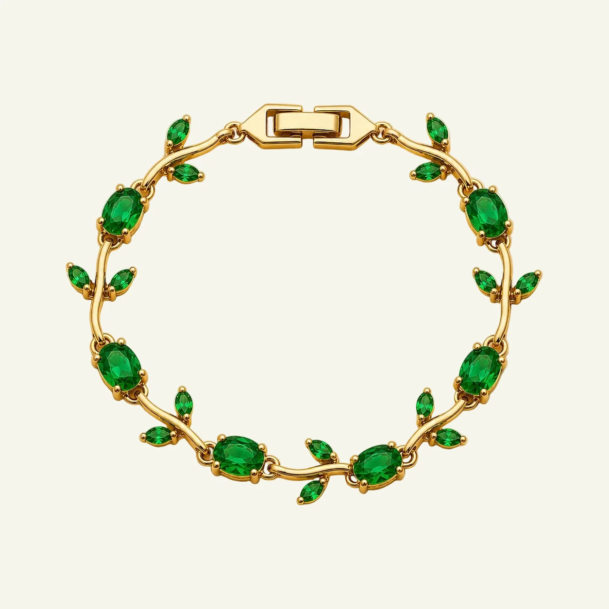 Green Tulip Bracelet