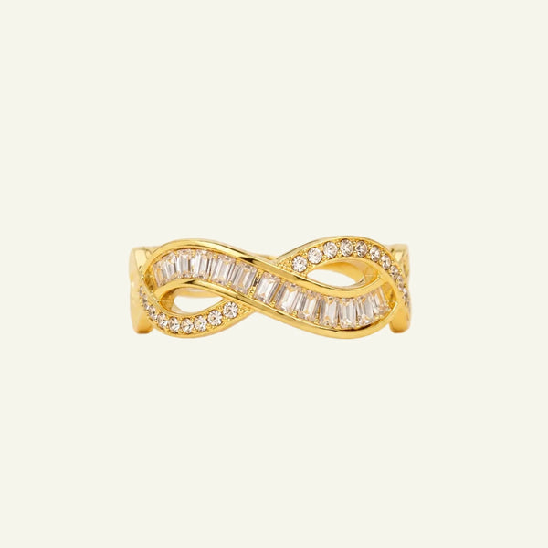 Infinity Diamond Adjustable Ring